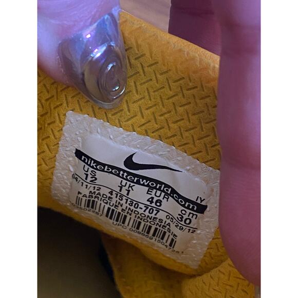 Nike Mens Rare Nike5 Bomba Turf Size 12 - Picture 7 of 7